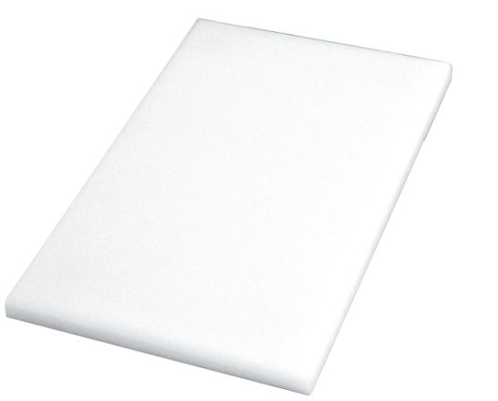 Tabla cortar polietileno 40x30x2 blanco