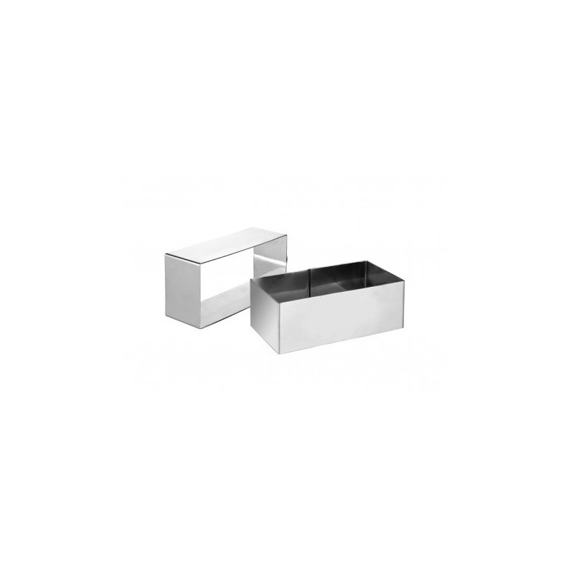 ARO EMPLATAR RECTANGULAR INOX 12X6X4,50