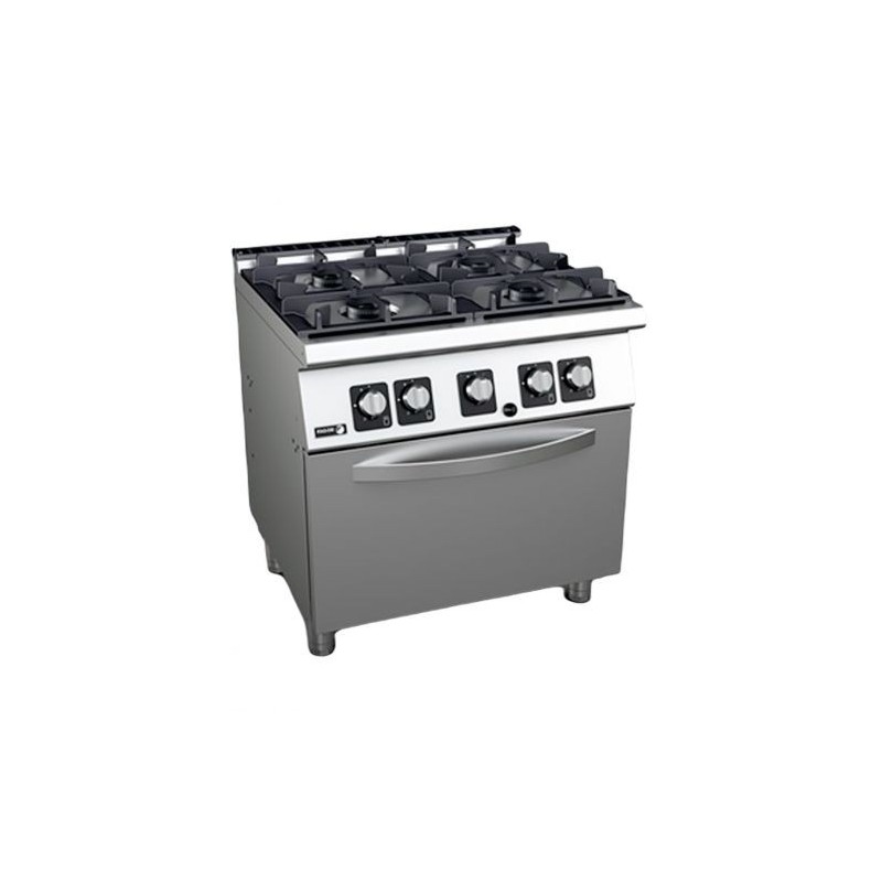 COCINA A GAS 4 FUEGOS CON HORNO ESTÁTICO C-G741