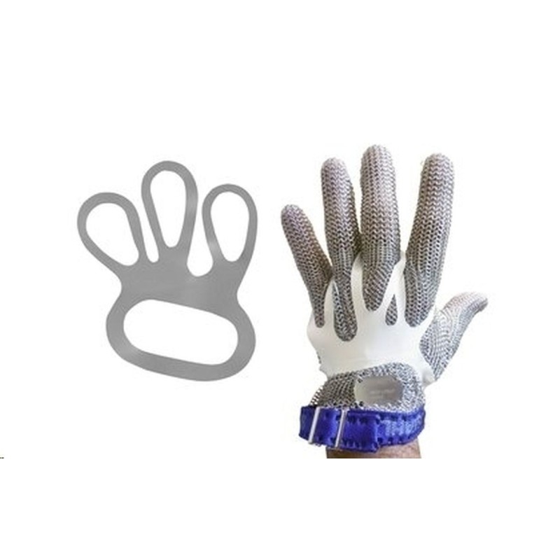 SUJECCION PLASTICO GUANTES INOX