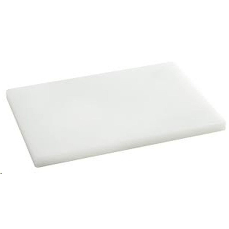 TABLA CORTAR POLIETILENO 40X30X2 BLANCA